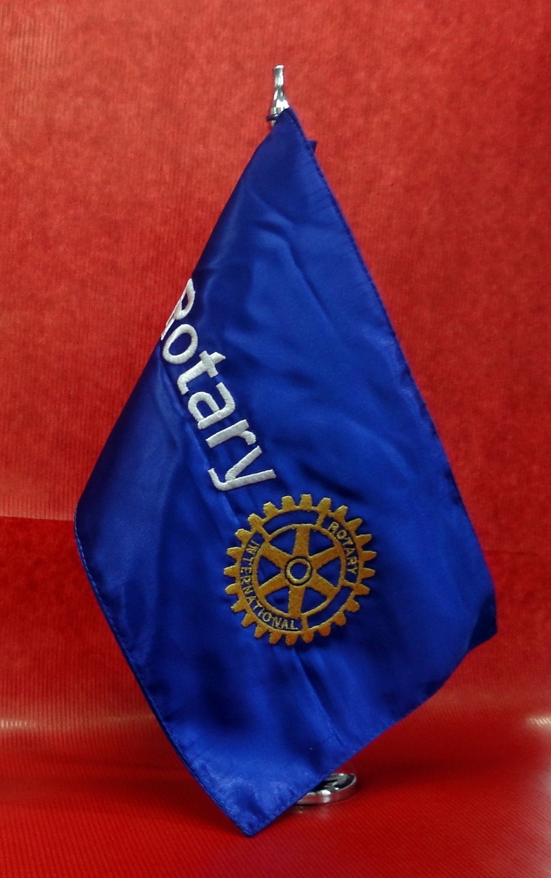 Producto Bandera sobremesa azul escudo nuevo Rotary